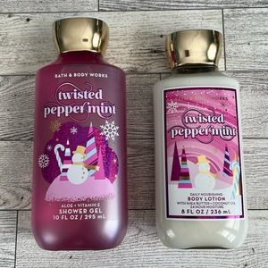 NWT Bath & Body Works Twisted Peppermint Bundle